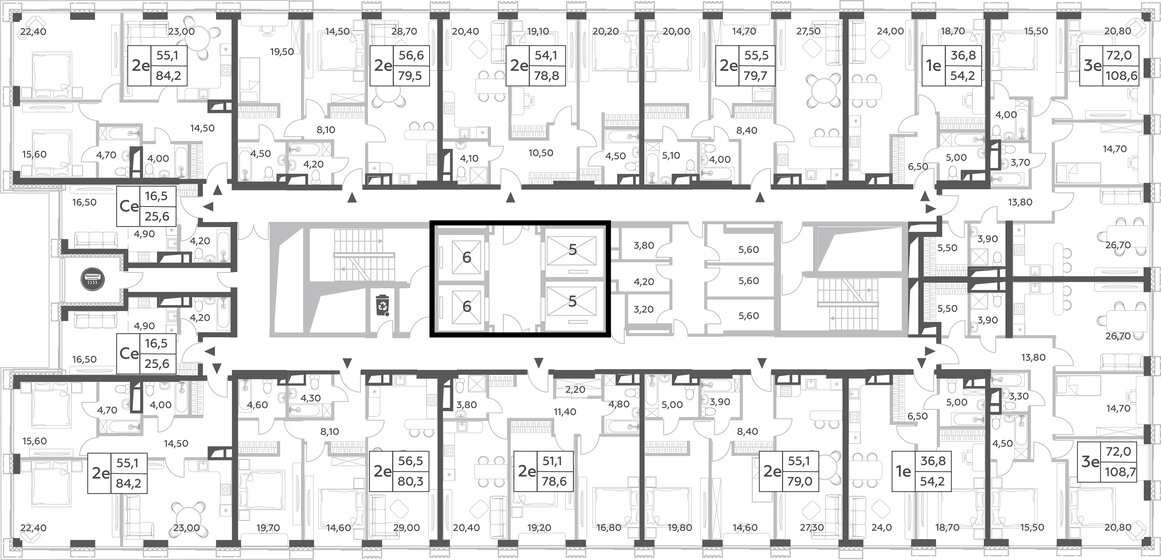 3-комнатная, 108.7м², ЖК Will Towers, 44 361 304 ₽