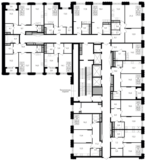 1-комнатная, 27.5 м², ЖК Варшавские ворота, 7 108 750 ₽